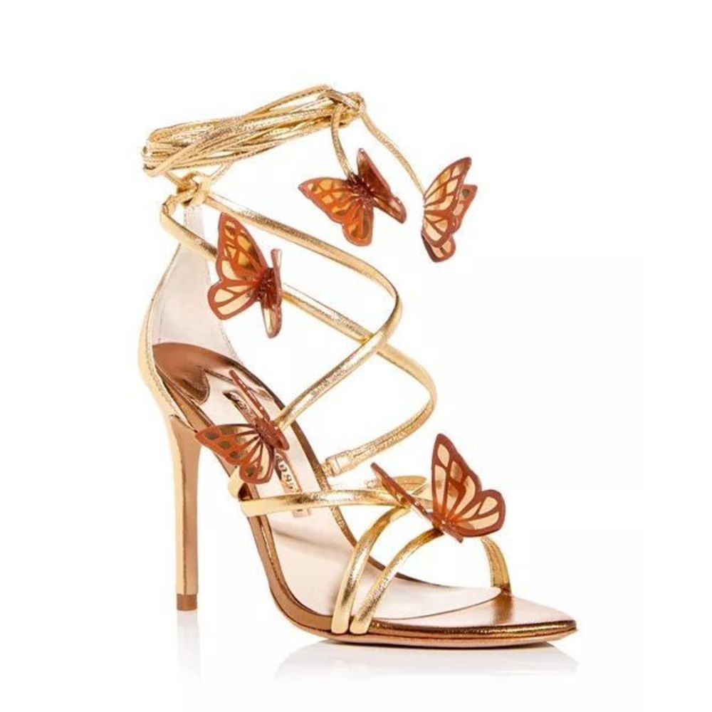 Sophia Webster Women's Vanessa Butterfly Embellished High Heel Sandals SALE